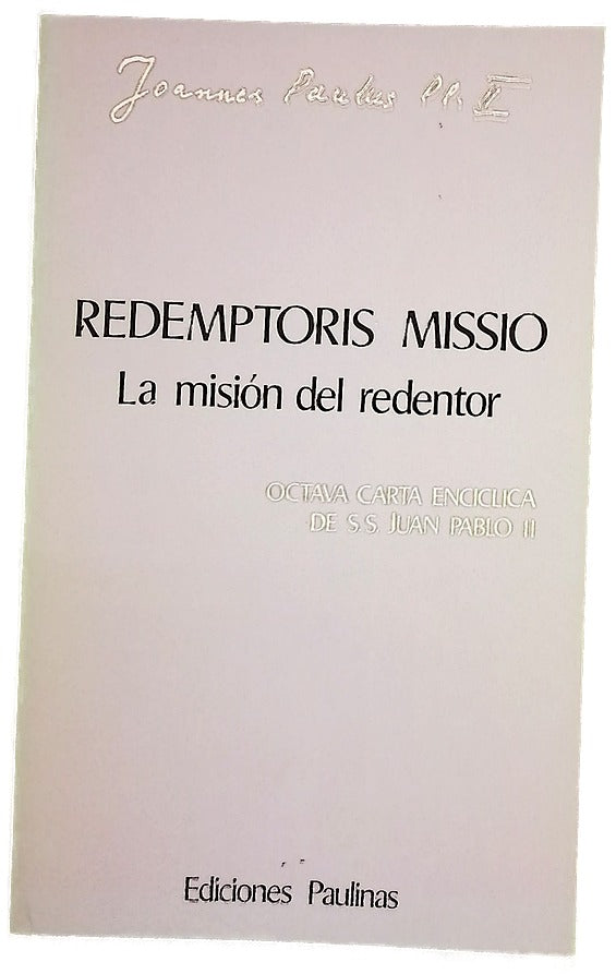 Redemptoris missio la misión del redentor