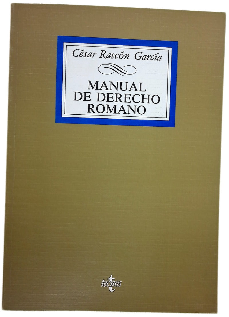 Manual de derecho romano