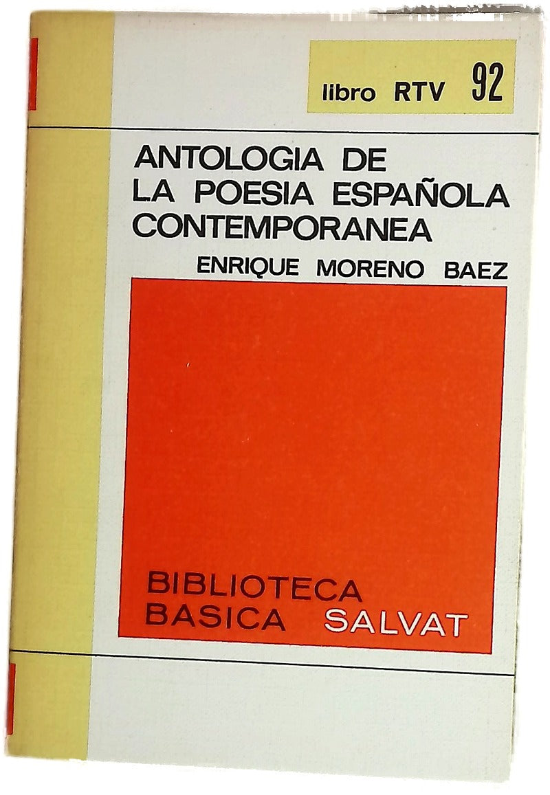 Antología de la poesía española contemporánea