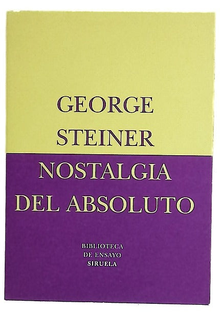 Nostalgia del Absoluto
