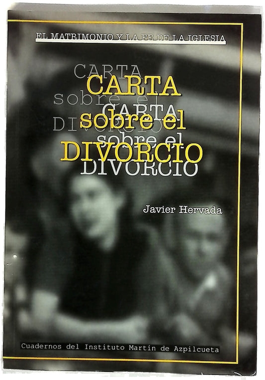 Carta sobre el divorcio el matrimonio y la fe de la Iglesia