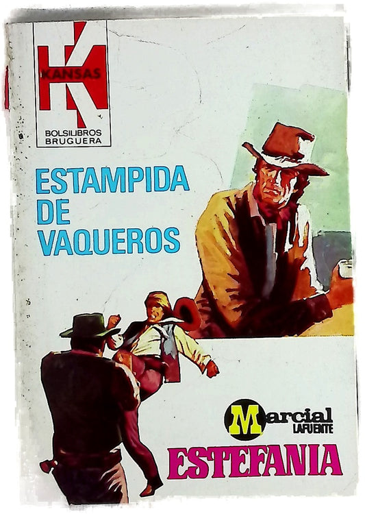 Novelas del oeste Estampida de vaqueros