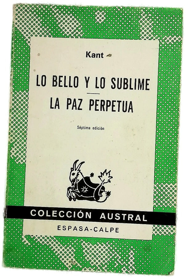 Lo bello y lo sublime