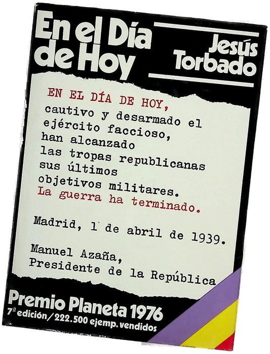 En el día de hoy : novela