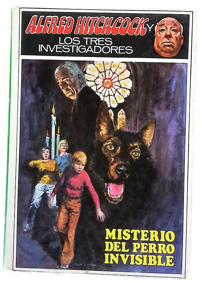 Alfred Hitchcock y los tres investigadores en Misterio del perro invisible