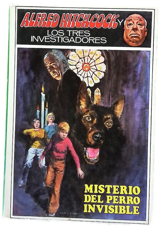 Alfred Hitchcock y los tres investigadores en Misterio del perro invisible