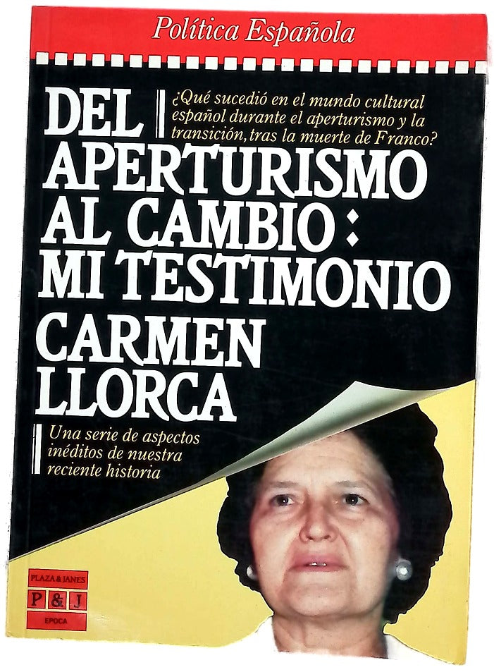 Del aperturismo al cambio mi testimonio