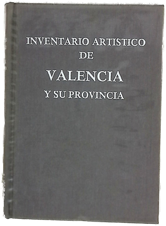 Inventario artístico de Valencia y su provincia