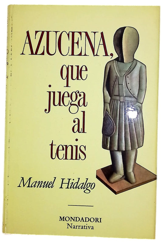 Azucena, que juega al tenis