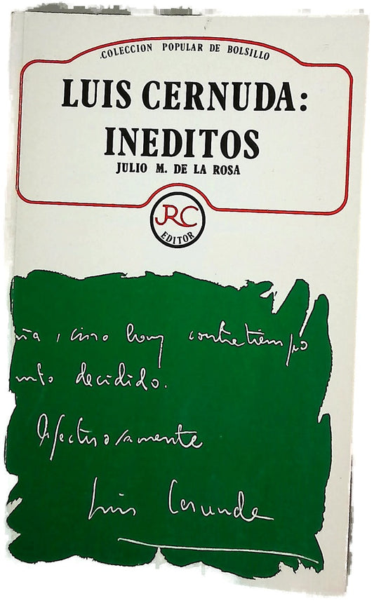 Luis Cernuda inéditos