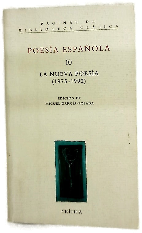 Poesía española 10