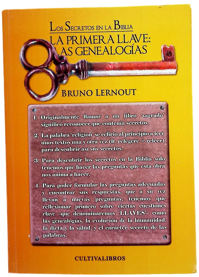 La primera llave : las genealogías : los secretos de la Biblia