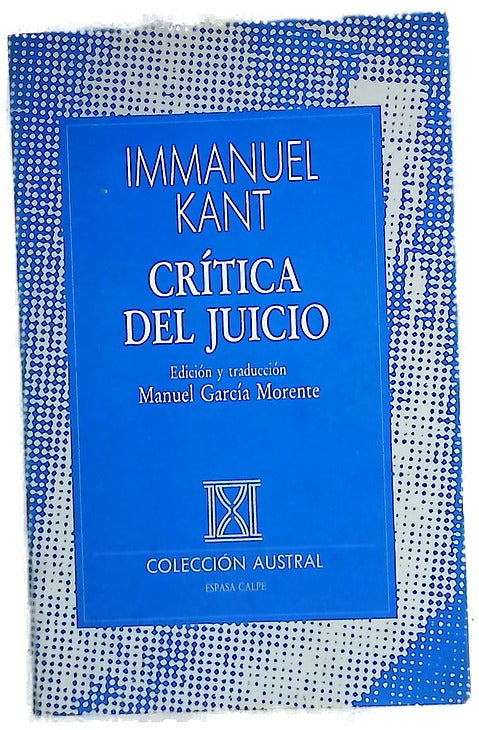Crítica del juicio
