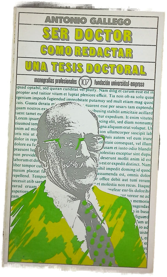 Ser doctor cómo redactar una tesis doctoral