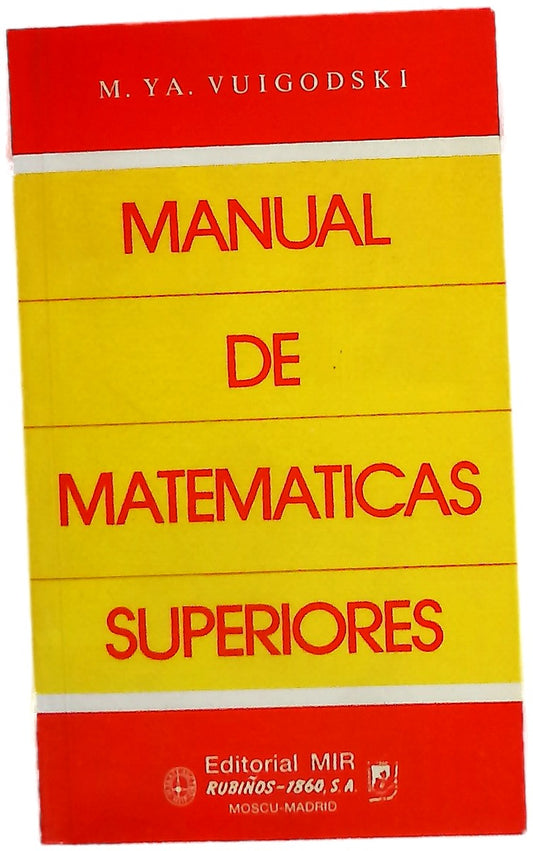 Manual de matemáticas superiores