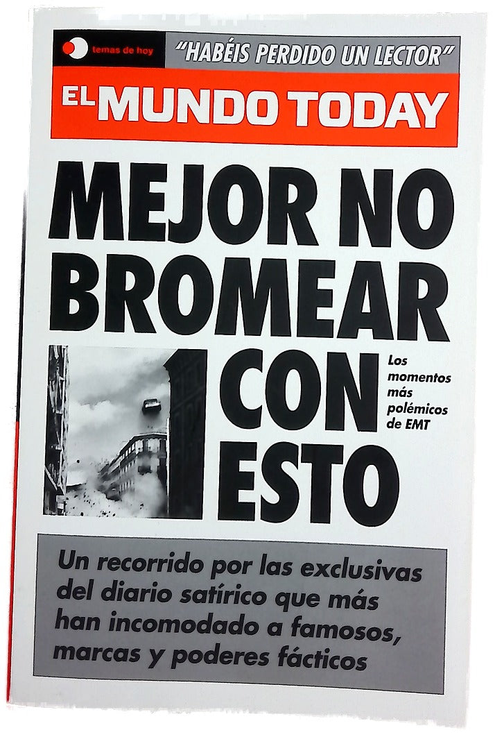 Mejor no bromear con esto