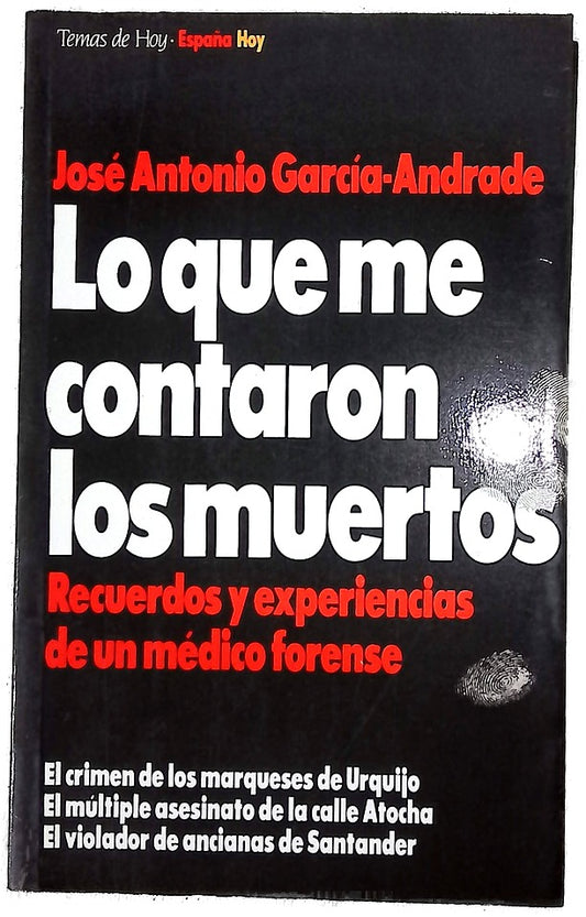 Lo que me contaron los muertos