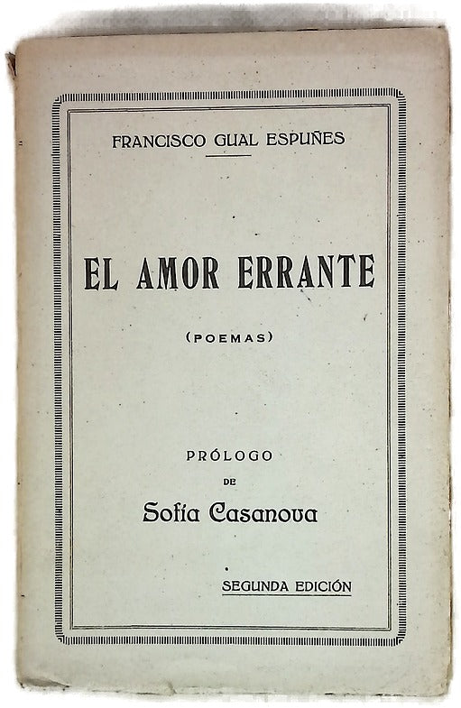 El amor errante (poesias)