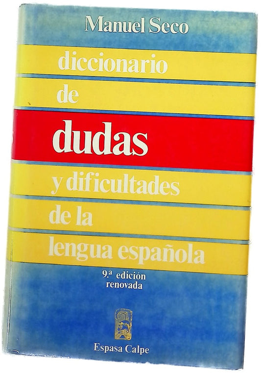 Diccionario de dudas y dificultades de la lengua española