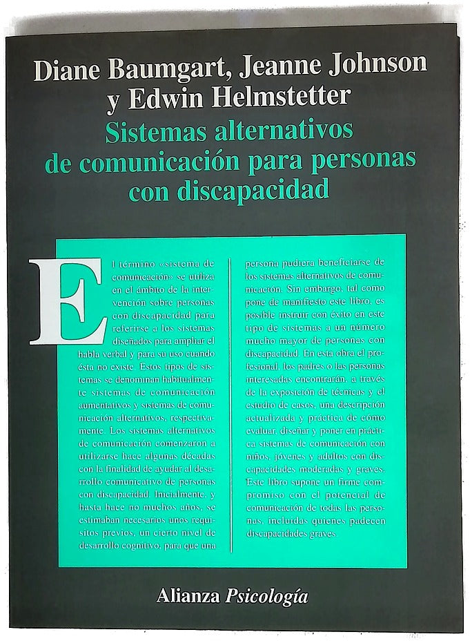 Sistemas alternativos de comunicación para personas con discapacidad