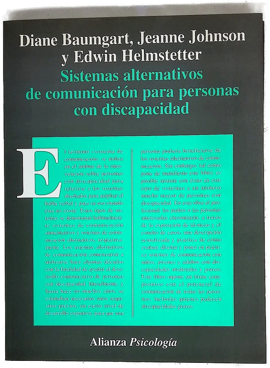 Sistemas alternativos de comunicación para personas con discapacidad