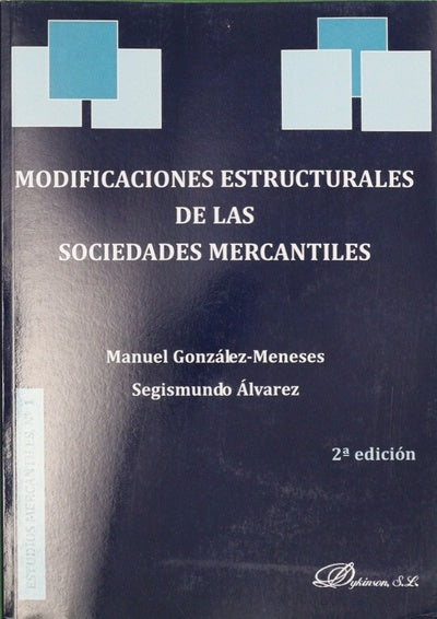 Modificaciones estructurales de las sociedades mercantiles